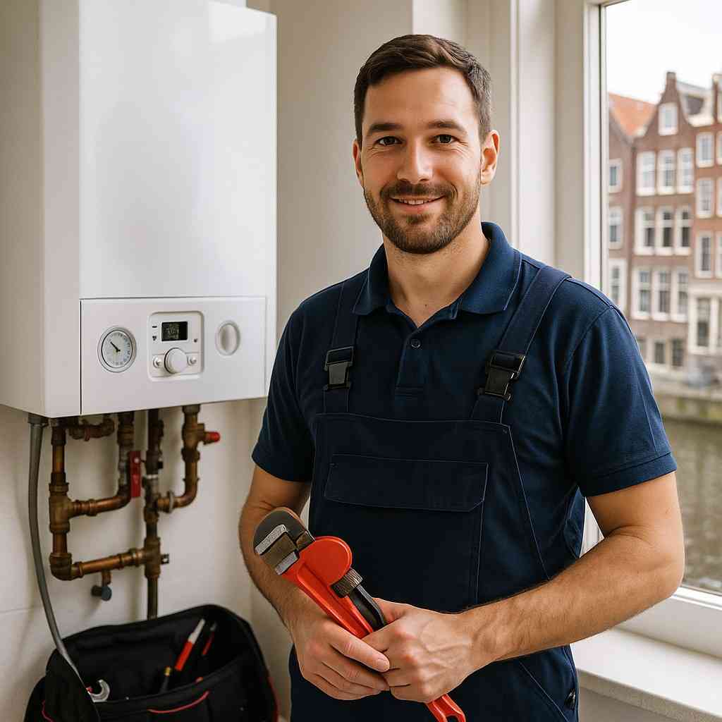 Loodgieter Amsterdam Professionele Monteur Met Gereedschap 247 Service